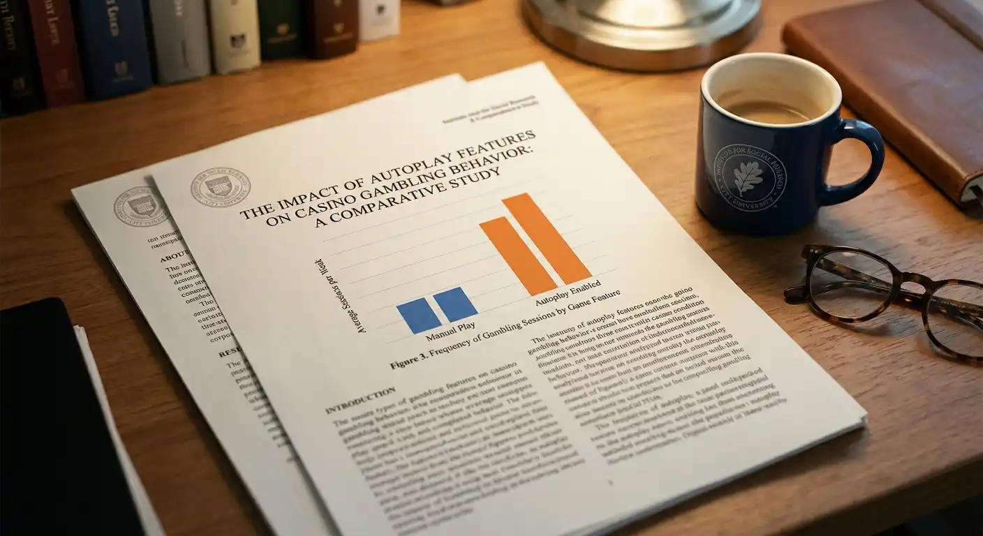 Wissenschaftliches Dokument mit Statistiken und Diagramm zu Spielverhalten