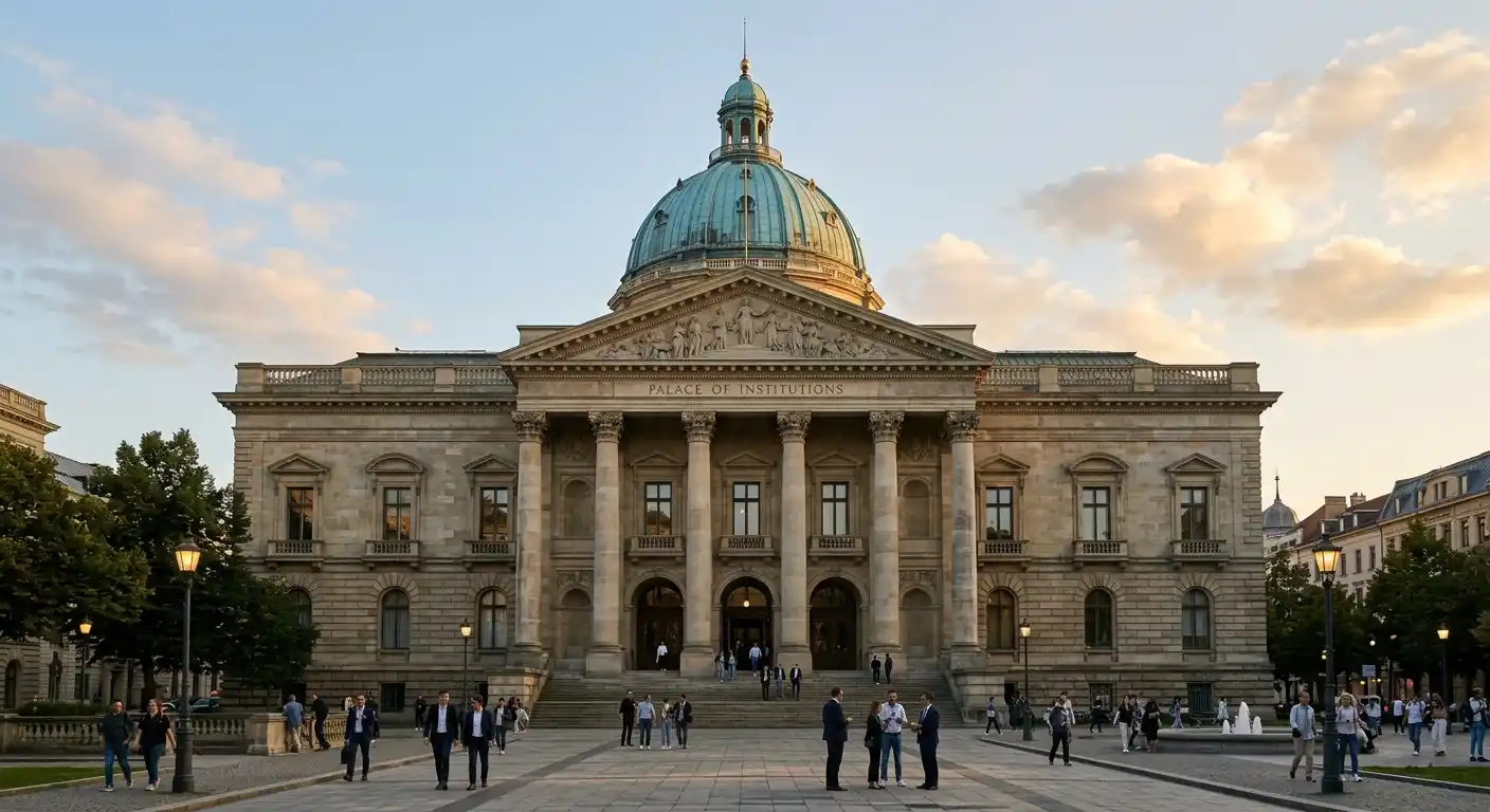 Parlamentsgebäude in Wien bei Tageslicht, symbolisch für anstehende Gesetzesreform