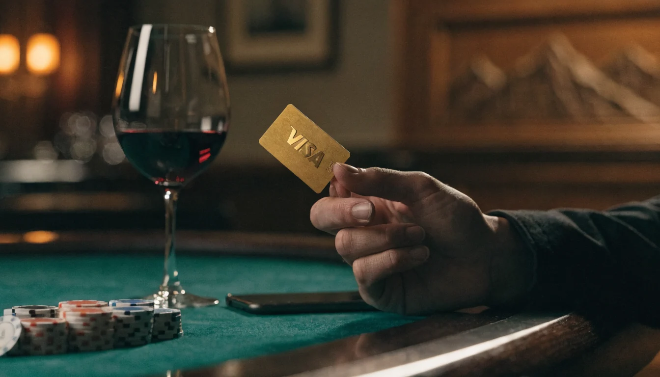 Österreichisches Online-Casino, Kreditkartenzahlung mit Chips und Smartphone