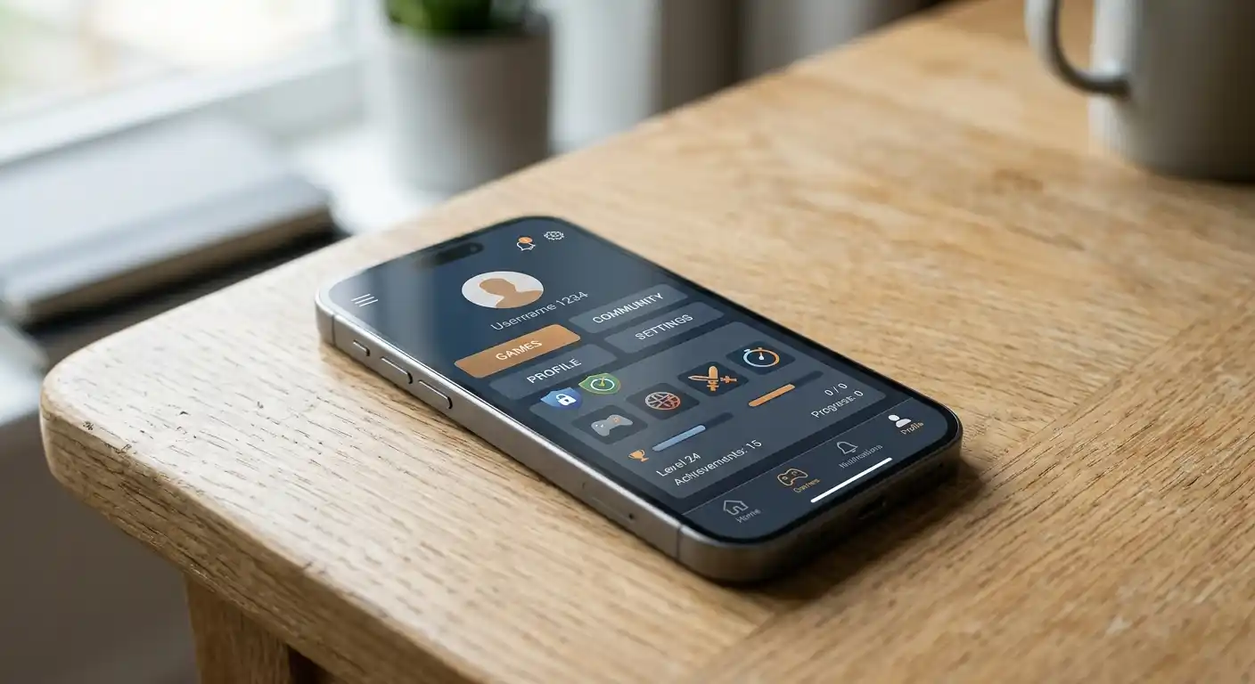 Neutrale mobile Casino-Oberfläche mit sichtbaren Zahlungs- und Spielerschutz-Hinweisen