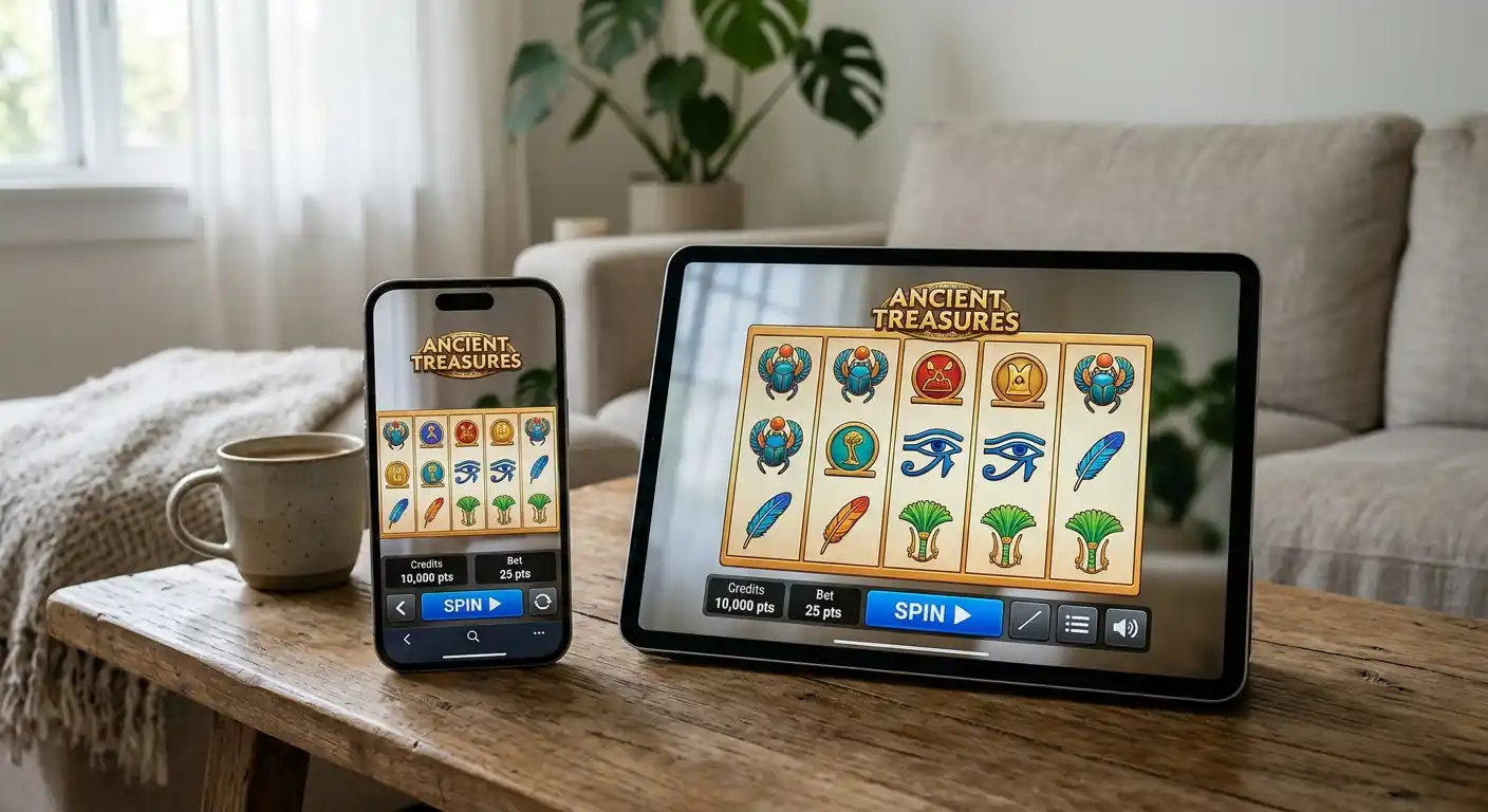 Smartphone und Tablet mit identischer Demo in unterschiedlichen Browseransichten