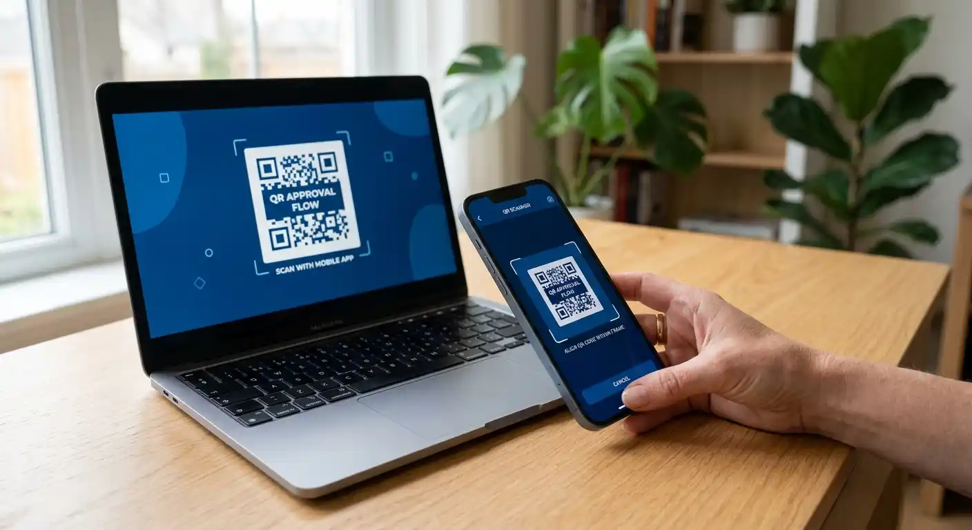 App- und QR-Freigabe bei einer Zahlung